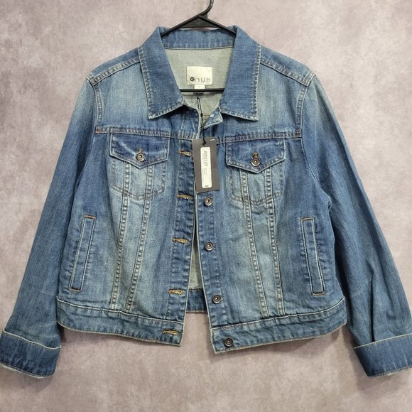 STYLUS Jackets & Coats Nwt Stylus Womens Denim Jacket Size Xl